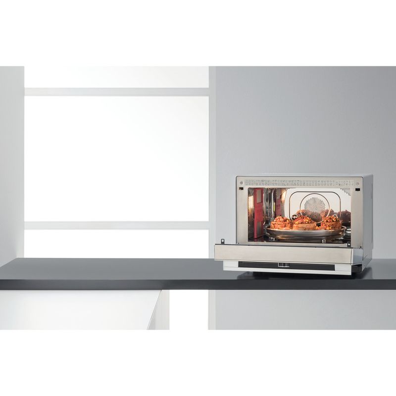 Whirlpool - Forno Microonde + Grill MWSC9133SX Capacità 33 Litri