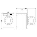Whirlpool-Asciugabiancheria-FFTN-M11-82-IT-Bianco-Technical-drawing