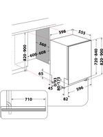 Whirlpool-Lavastoviglie-Da-incasso-W8I-HF58-TUS-Totalmente-integrato-B-Technical-drawing