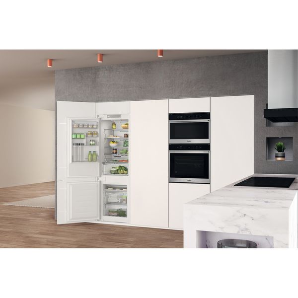 Whirlpool Combinazione Frigorifero/Congelatore Da incasso WHR 18 TD Bianco 2 porte Lifestyle perspective open