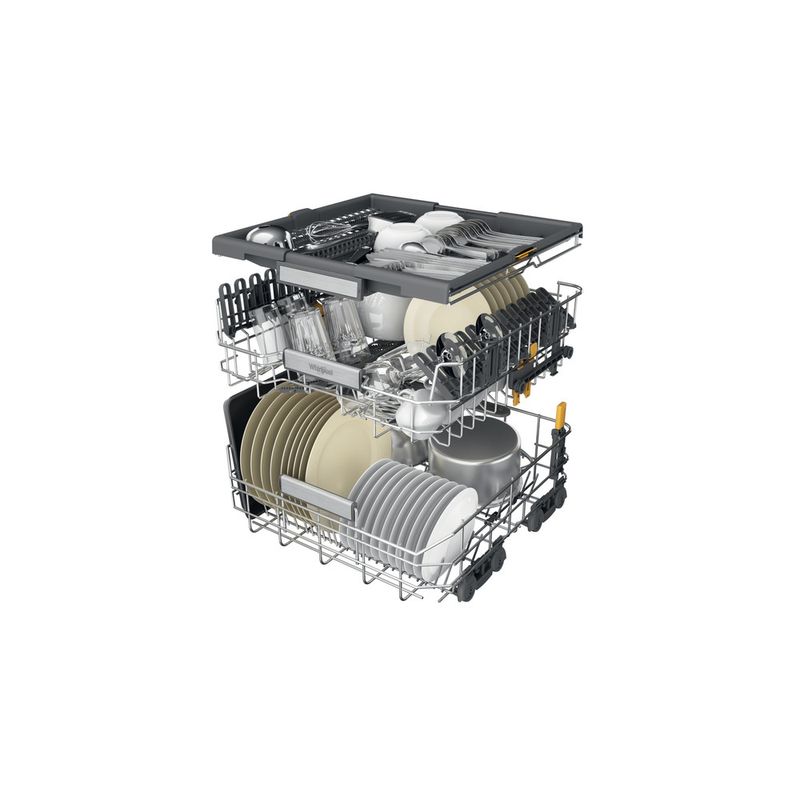 Whirlpool Lavastoviglie Da incasso W7I HP42 LO Totalmente integrato C Technical Translucent