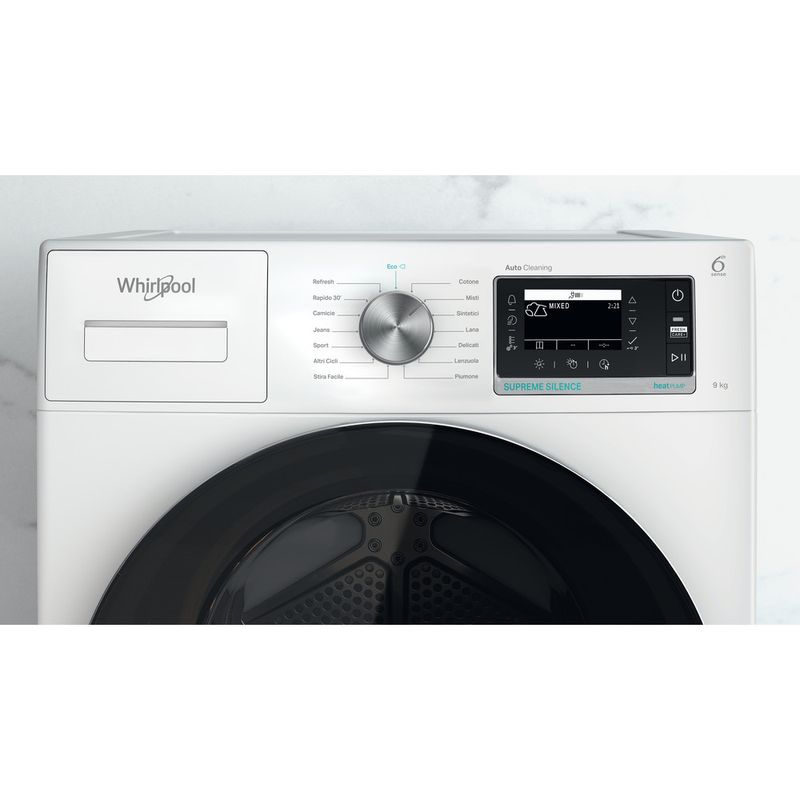 Whirlpool Asciugabiancheria W7X D95WR IT Bianco Lifestyle control panel