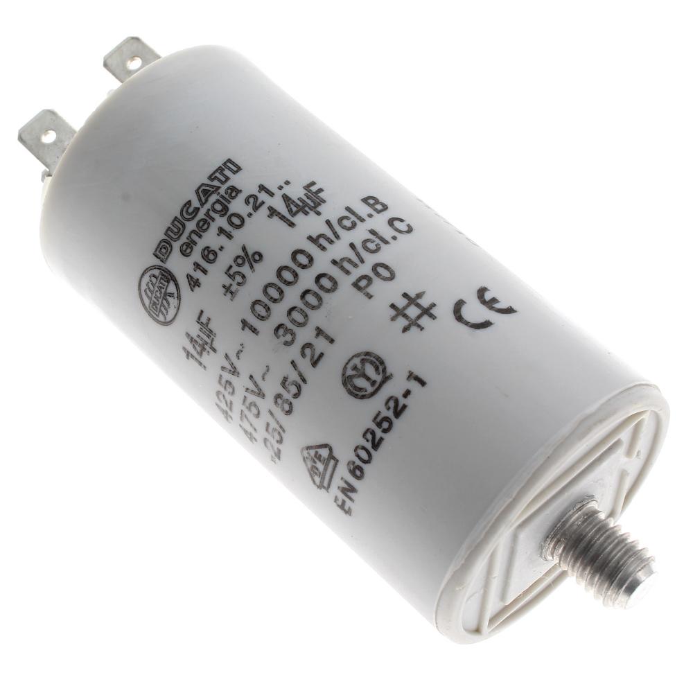 Condensatore SPARES2GO Per Asciugatrice Whirlpool SLC71: 7uF, Ricambio Di Alta Qualità