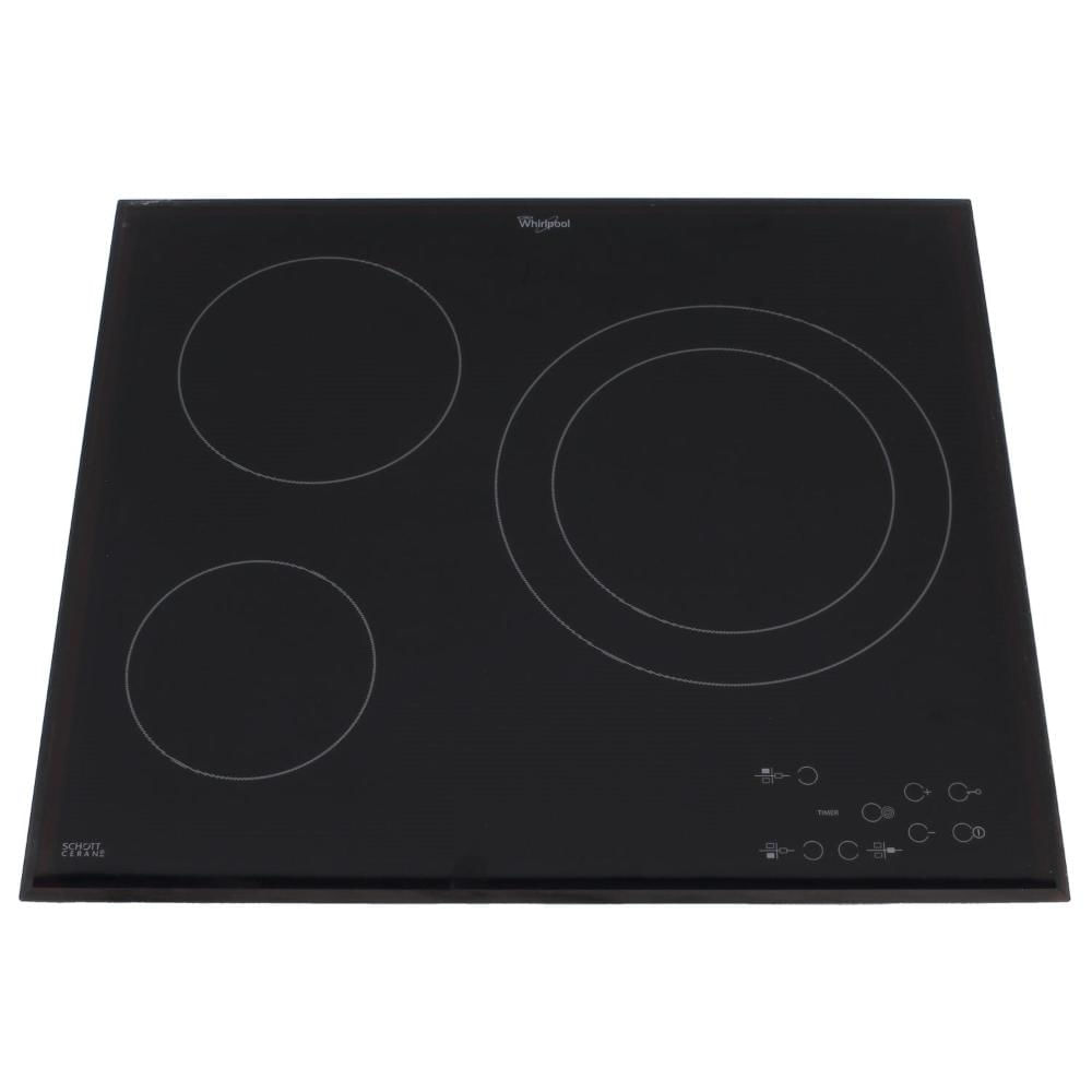 WHIRLPOOL GOWL 958/NB PIANO COTTURA A GAS 5 FUOCHI PRECISE FLAME IXELIUM VETRO COLORE NERO