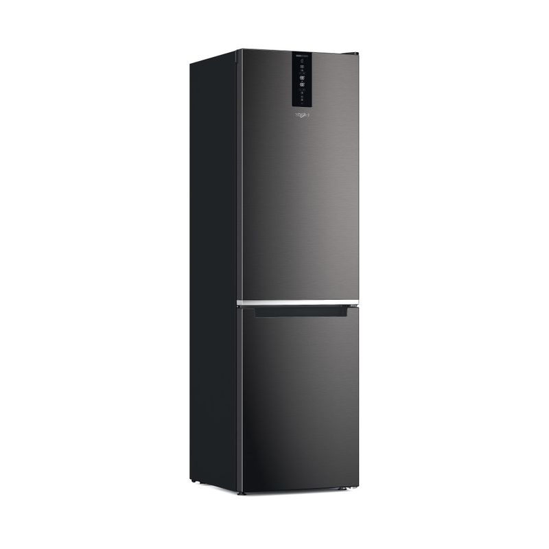 Whirlpool Combinazione Frigorifero/Congelatore A libera installazione W7X 94T KS Nero/inox 2 porte Perspective