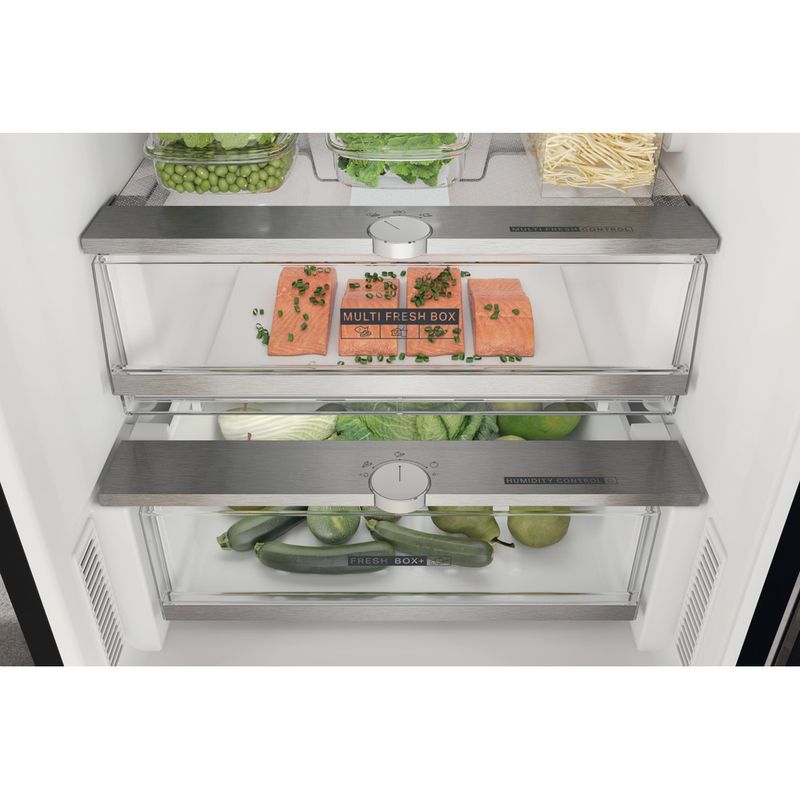 Whirlpool Combinazione Frigorifero/Congelatore A libera installazione W7X 93T KS Nero/inox 2 porte Drawer