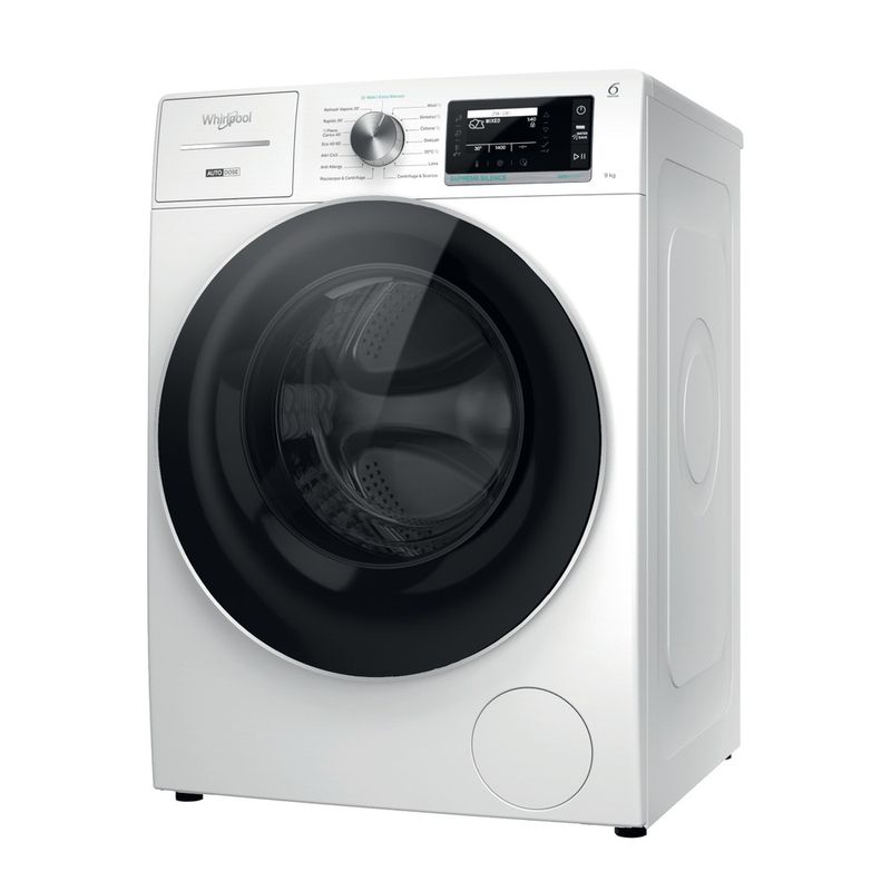 Whirlpool Lavabiancheria A libera installazione W8 99AD SILENCE IT Bianco Carica frontale A Perspective