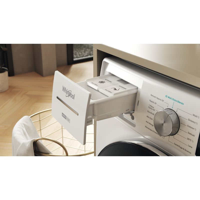 Whirlpool Lavabiancheria A libera installazione W8 99AD SILENCE IT Bianco Carica frontale A Drawer