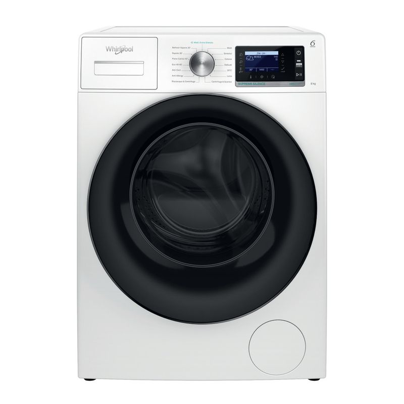 Whirlpool Lavabiancheria A libera installazione W6 88 SILENCE IT Bianco Carica frontale A Frontal