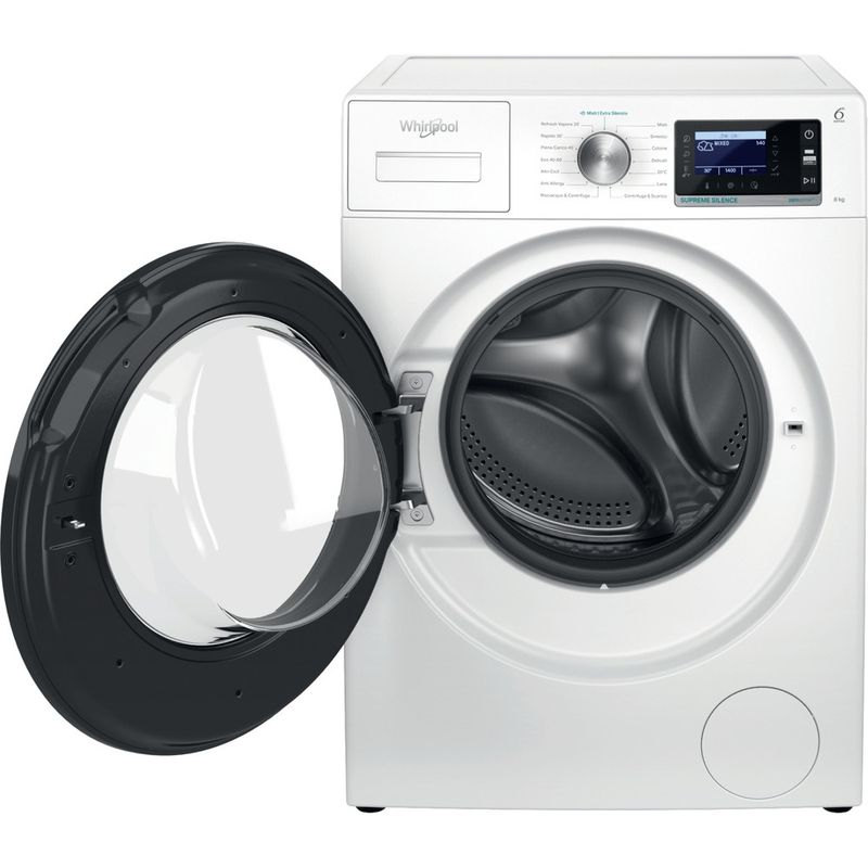 Whirlpool Lavabiancheria A libera installazione W6 88 SILENCE IT Bianco Carica frontale A Frontal open