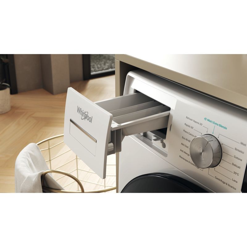 Whirlpool Lavabiancheria A libera installazione W6 88 SILENCE IT Bianco Carica frontale A Drawer