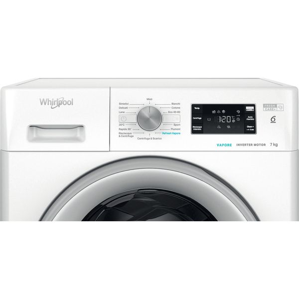 Whirlpool Lavabiancheria A libera installazione FFB 7469 SV IT Bianco Carica frontale A Control panel