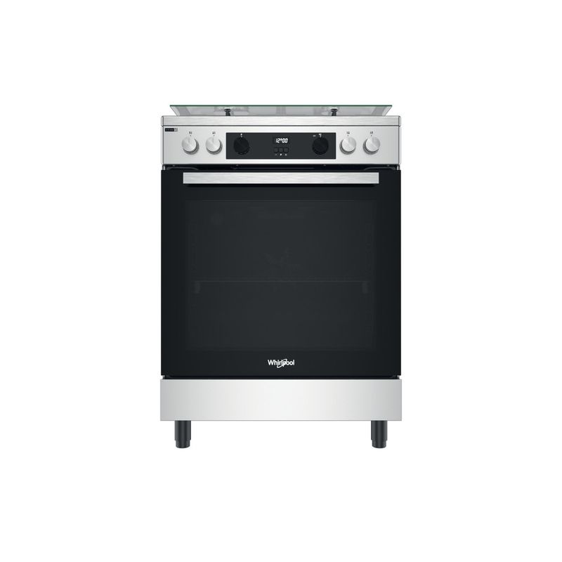 Whirlpool Cucina con forno a doppia cavità WS67G8CHXT/E/1 Inox GAS Frontal