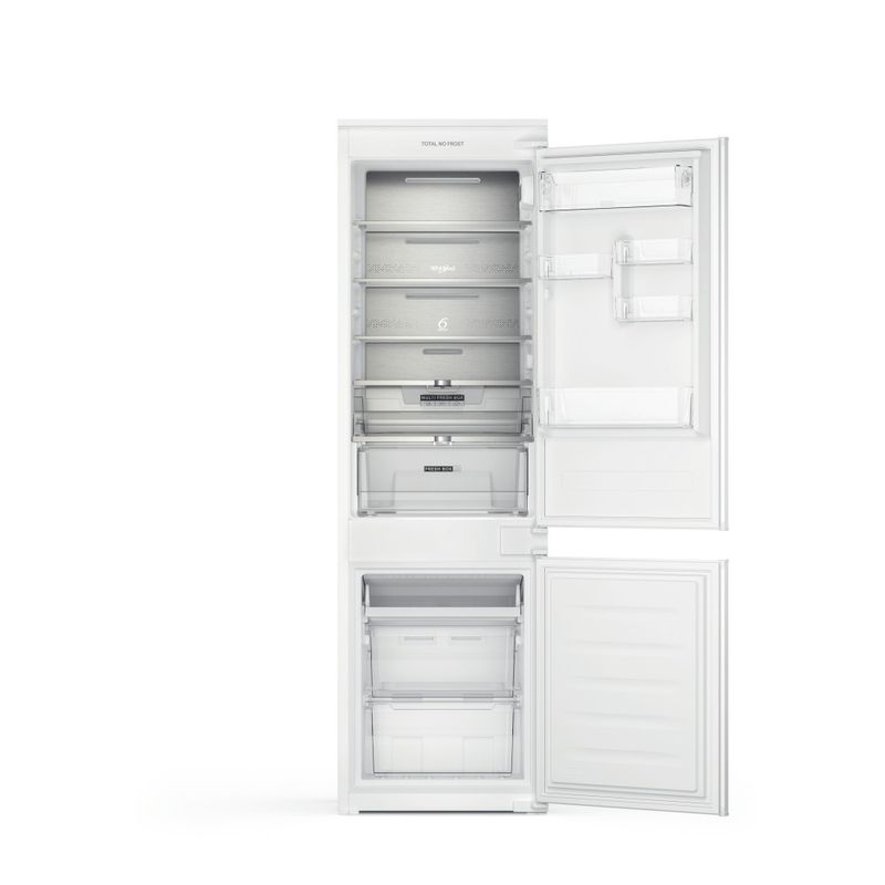 Whirlpool Combinazione Frigorifero/Congelatore Da incasso WHC18 T132 Bianco 2 porte Frontal open