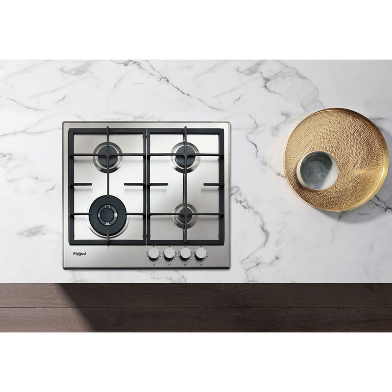Whirlpool Piano cottura GMAL 6422/IXL Inox GAS Lifestyle frontal