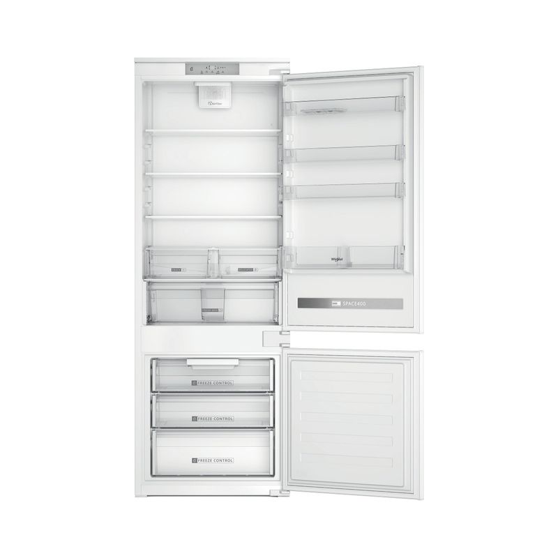 Whirlpool-Combinazione-Frigorifero-Congelatore-Da-incasso-SP40-810-2-Bianco-2-porte-Frontal-open