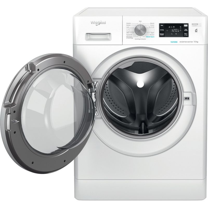 Whirlpool-Lavabiancheria-A-libera-installazione-FFB-1048-BSV-IT-Bianco-Carica-frontale-A-Frontal-open