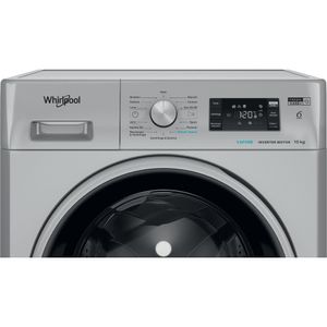 Whirlpool Lavabiancheria A libera installazione FFB 108 SILVER IT Argento Carica frontale A Control panel