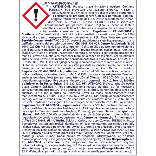 Whirlpool DISHWASHING TAB200 Back / Lateral