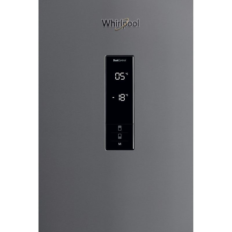 Whirlpool Combinazione Frigorifero/Congelatore A libera installazione W84BE 72 X 2 N Inox 2 porte Control panel