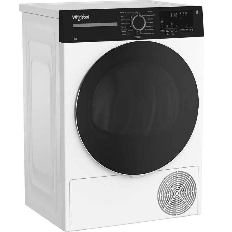 Whirlpool-Asciugabiancheria-C-WSD-83M-WBS-IT-Bianco-Perspective