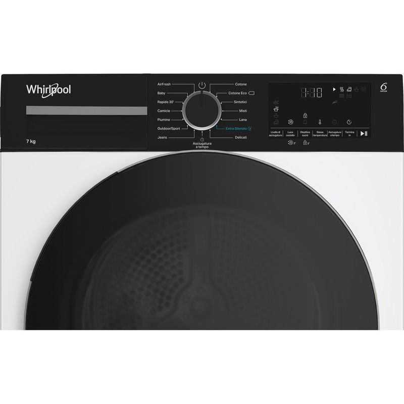 Whirlpool-Asciugabiancheria-C-WSD-74M-WBS-IT-Bianco-Control-panel