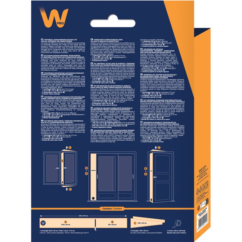 Whirlpool AIR CONDITIONING ASK023 Back / Lateral
