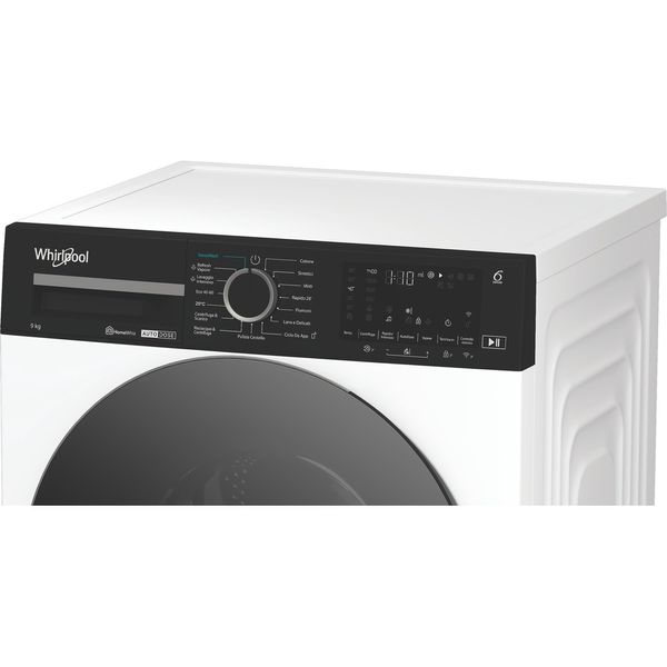 Whirlpool Lavabiancheria A libera installazione WPM 97W ADS IT Bianco Carica frontale A Lifestyle control panel