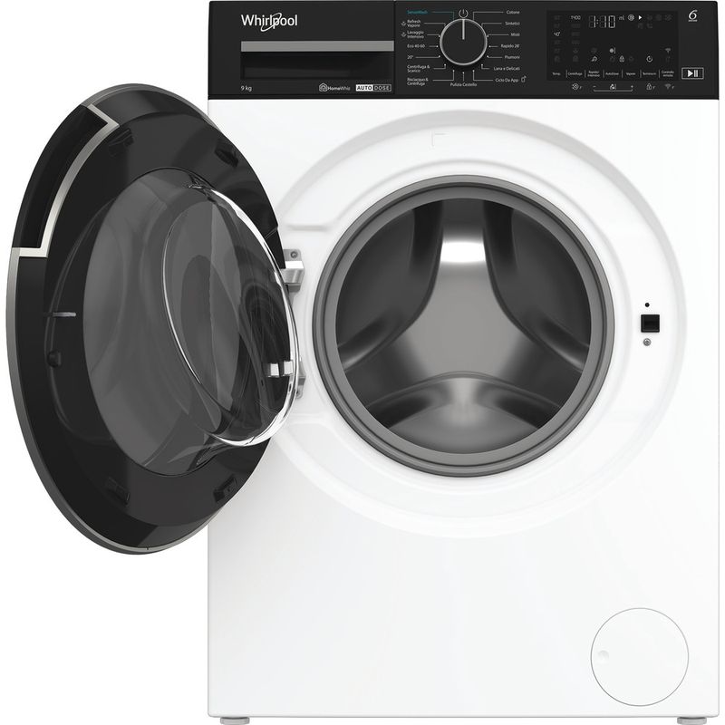 Whirlpool-Lavabiancheria-A-libera-installazione-WPM-97W-ADS-IT-Bianco-Carica-frontale-A-Frontal-open