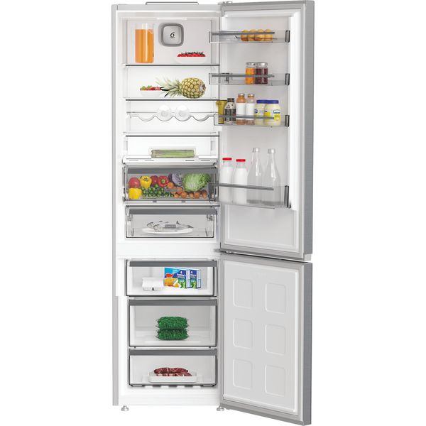 Whirlpool Combinazione Frigorifero/Congelatore A libera installazione WHK 26403 XP6E1 New Silver – ARC 1035 2 porte Lifestyle frontal open