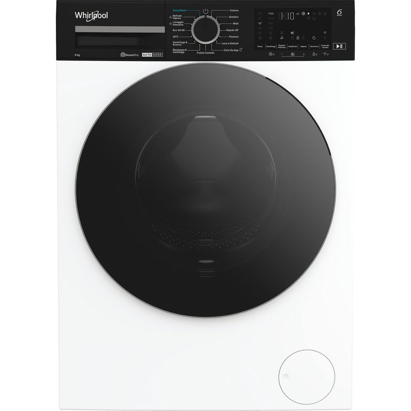 Whirlpool Lavabiancheria A libera installazione WPM 911W ADS IT Bianco Carica frontale A Frontal