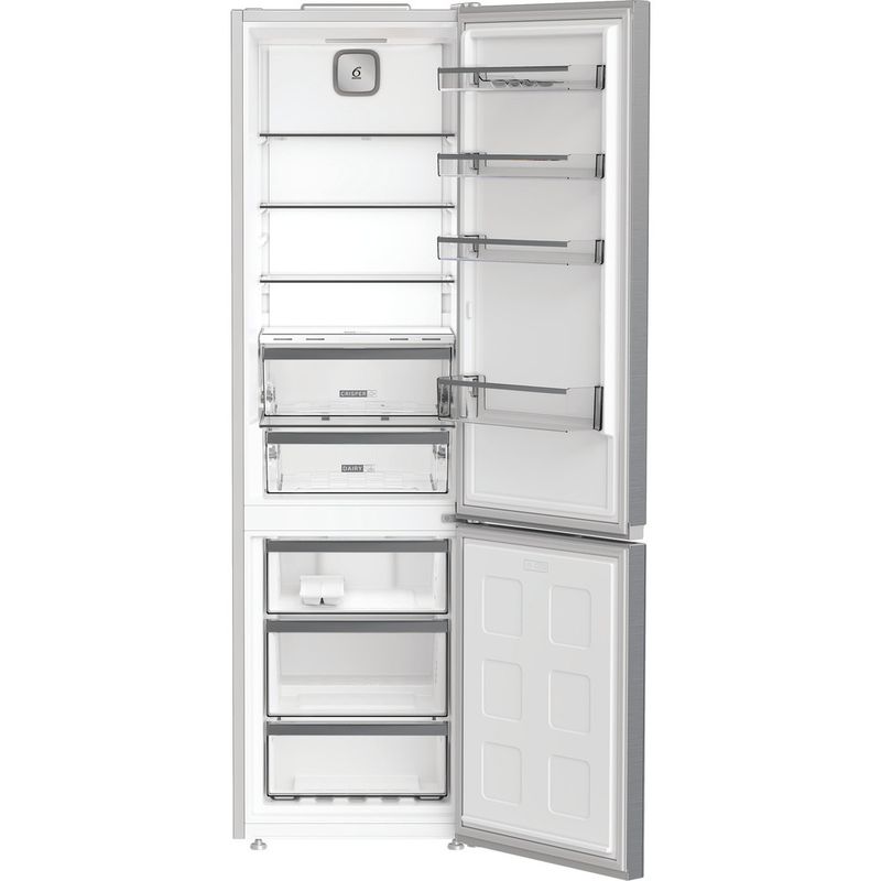 Whirlpool-Combinazione-Frigorifero-Congelatore-A-libera-installazione-WHK-26404-XP5E-Pearl-Inox-2-porte-Frontal-open