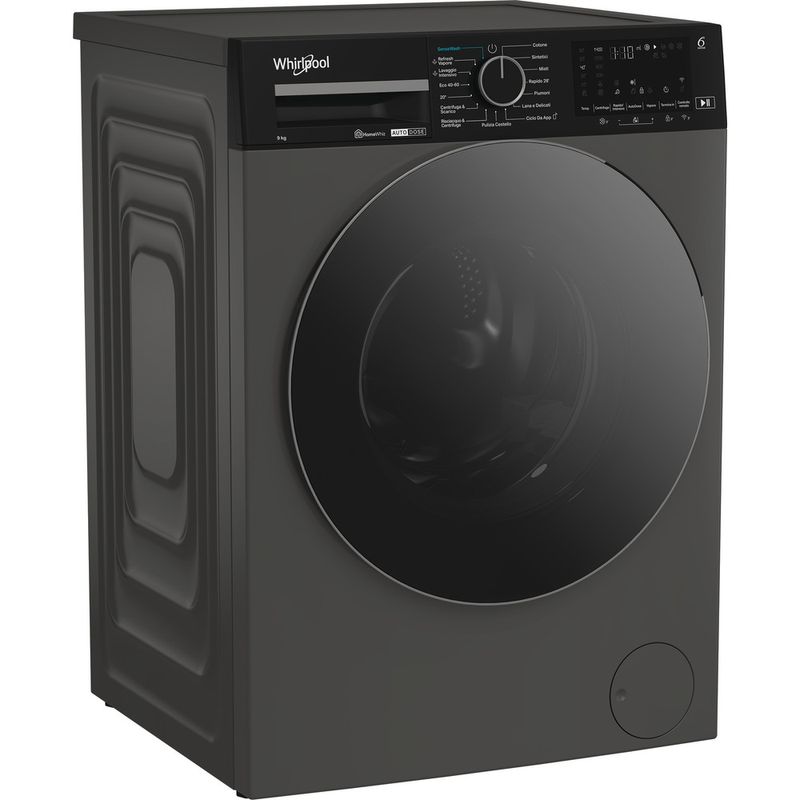 Whirlpool-Lavabiancheria-A-libera-installazione-WPM-911G-ADS-IT-Grigio-Manhattan-Carica-frontale-A-Perspective