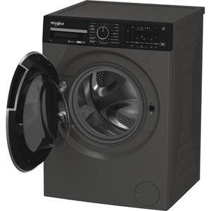 Whirlpool Lavabiancheria A libera installazione WPM 911G ADS IT Grigio Manhattan Carica frontale A Perspective open