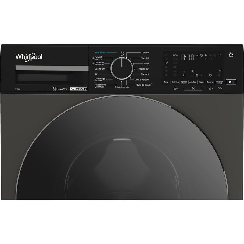 Whirlpool-Lavabiancheria-A-libera-installazione-WPM-911G-ADS-IT-Grigio-Manhattan-Carica-frontale-A-Control-panel