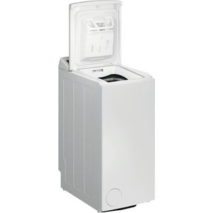Whirlpool Lavabiancheria A libera installazione TDLR P66 BS IT Bianco Carica dall'alto A Perspective open
