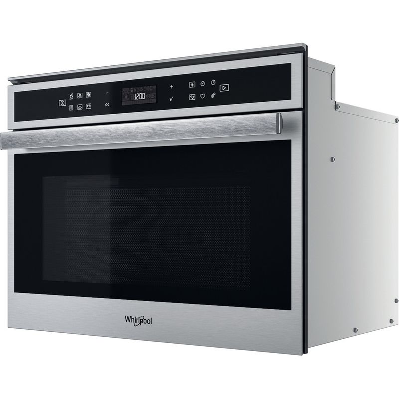 Whirlpool-Microonde-Da-incasso-W6-MW461-Stainless-Steel-Elettronico-40-Microonde-combinato-900-Perspective