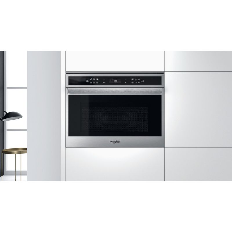 Whirlpool-Microonde-Da-incasso-W6-MW461-Stainless-Steel-Elettronico-40-Microonde-combinato-900-Lifestyle-frontal