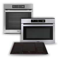 Set piano cottura a induzione, forno e microonde: WT 1090 BA + AKZ9 6270 IX + AMW 508/IX