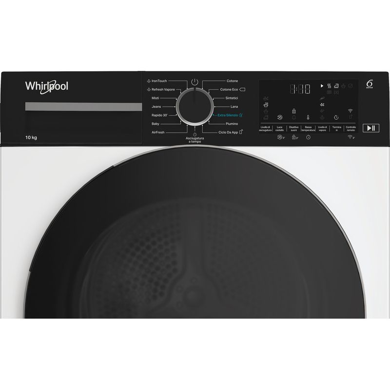 Whirlpool-Asciugabiancheria-C-WD-104M-WBS-IT-Bianco-Control-panel