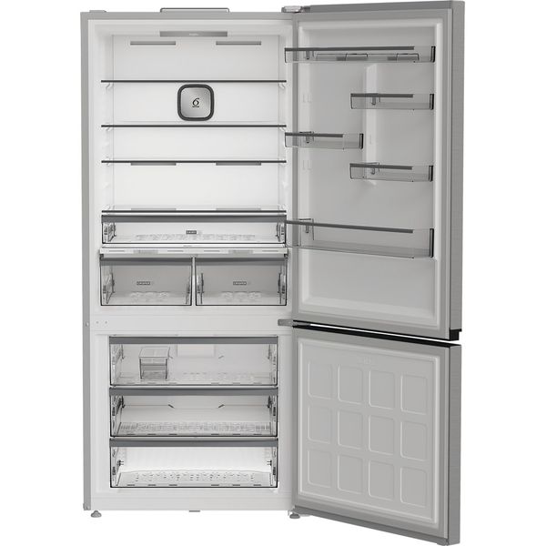 Whirlpool Combinazione Frigorifero/Congelatore A libera installazione WHK2 6614 X6E New Silver – ARC 1035 2 porte Frontal open