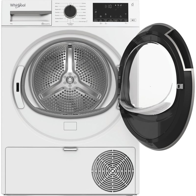 Whirlpool-Asciugabiancheria-C-WD-93M-WBS-IT-Bianco-Frontal-open