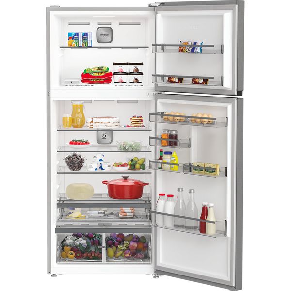 Whirlpool Combinazione Frigorifero/Congelatore A libera installazione WHD2 6553 X5E New Silver – ARC 1035 2 porte Lifestyle frontal open