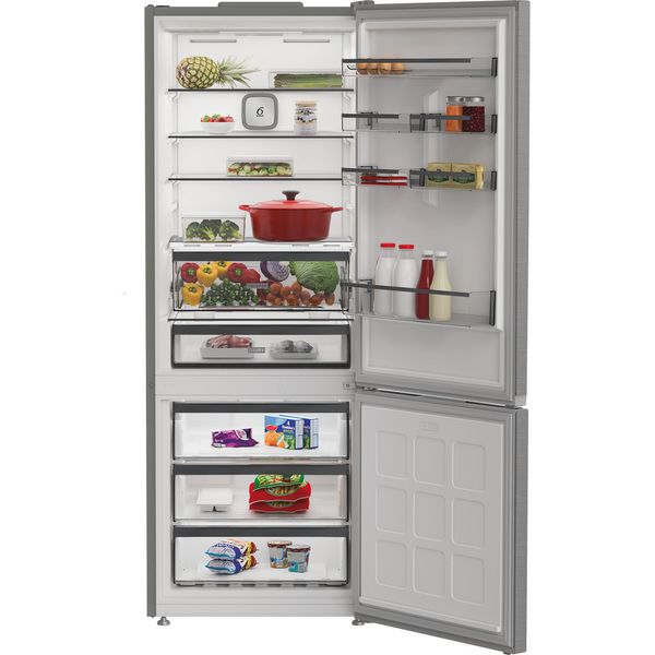 Whirlpool Combinazione Frigorifero/Congelatore A libera installazione WHK2 6493 X5E New Silver – ARC 1035 2 porte Lifestyle frontal open