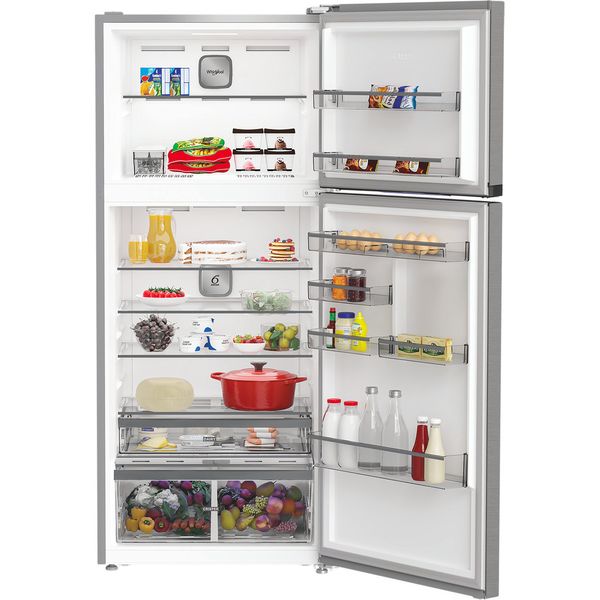 Whirlpool Combinazione Frigorifero/Congelatore A libera installazione WHD2 6552 X4E New Silver – ARC 1035 2 porte Lifestyle frontal open