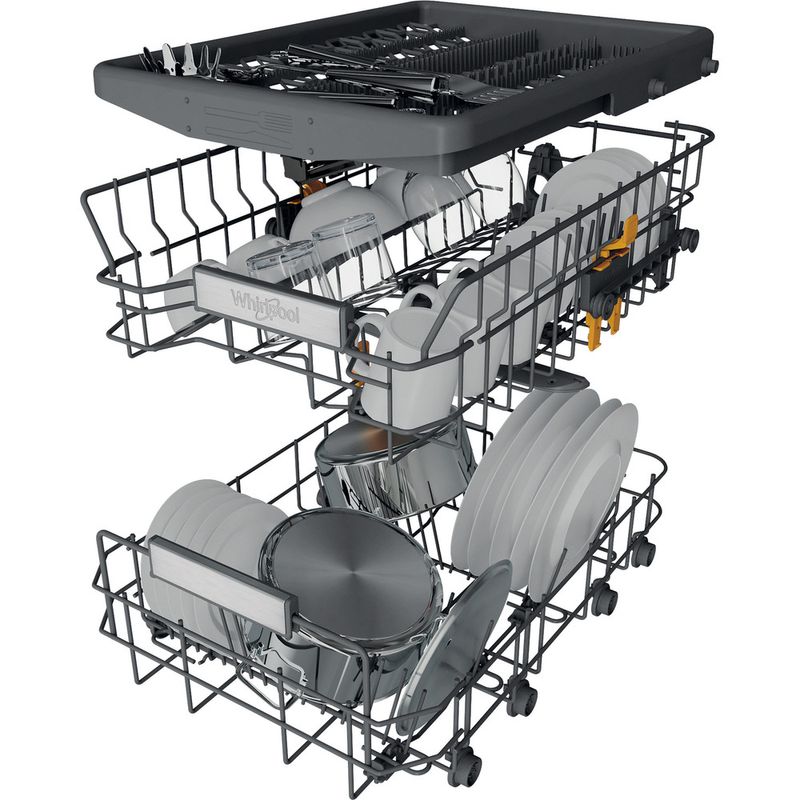 Whirlpool Lavastoviglie Da incasso WH6IB10BS7LA0 Totalmente integrato B Technical Translucent