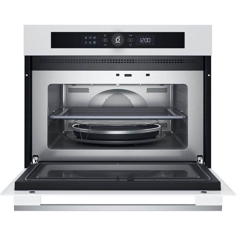 Whirlpool Microonde Da incasso WMW57DHMW Bianco Elettronico 40 Microonde combinato 900 Frontal open