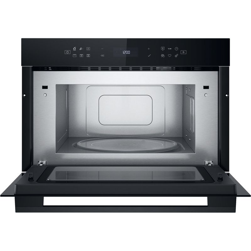 Whirlpool Microonde Da incasso WMD7O4TB Nero Elettronico 31 Microonde + grill 1000 Frontal open
