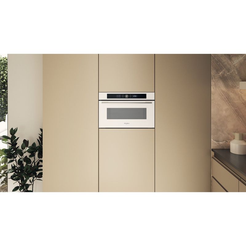 Whirlpool Microonde Da incasso WMD54MW Bianco Elettronico 31 Microonde + grill 1000 Lifestyle frontal