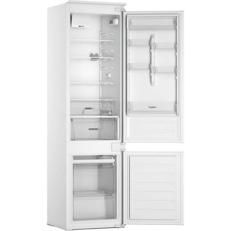 Whirlpool-Combinazione-Frigorifero-Congelatore-Da-incasso-WHC20D011B1-Bianco-2-porte-Perspective-open